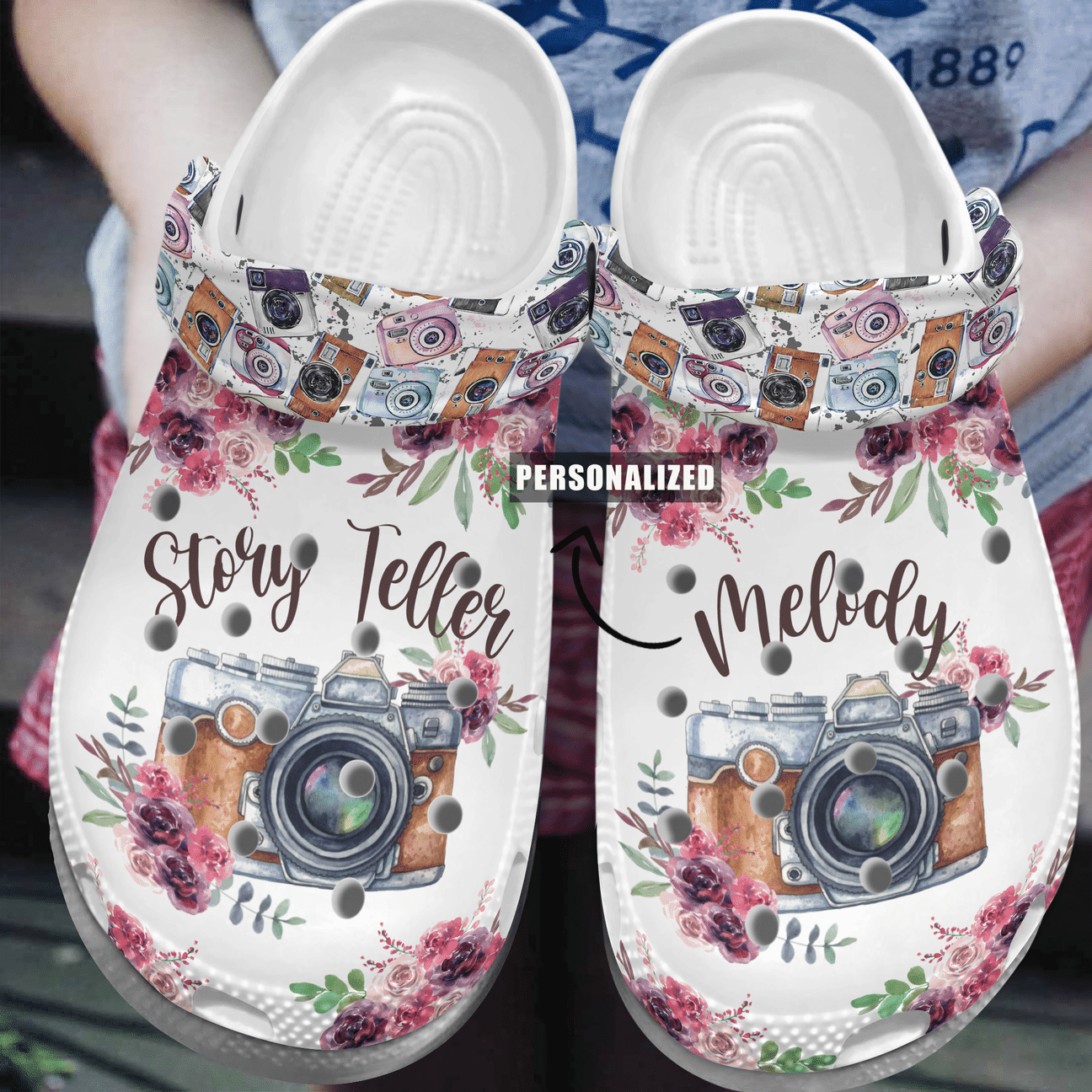 Story Teller Personalized Clog, Custom Name, Text, Color, Number Fashion Style For Women, Men, Kid, Print 3D