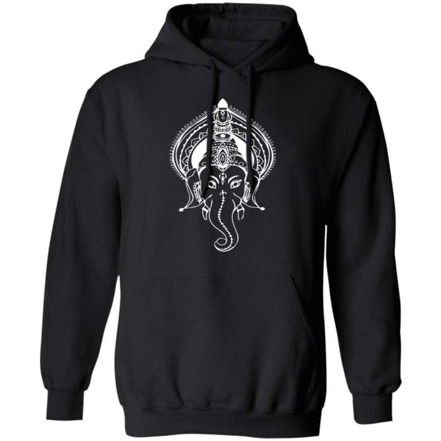 Ganesh Elephant Ganesha Elephant God Face – Spiritual Hindu Hoodie