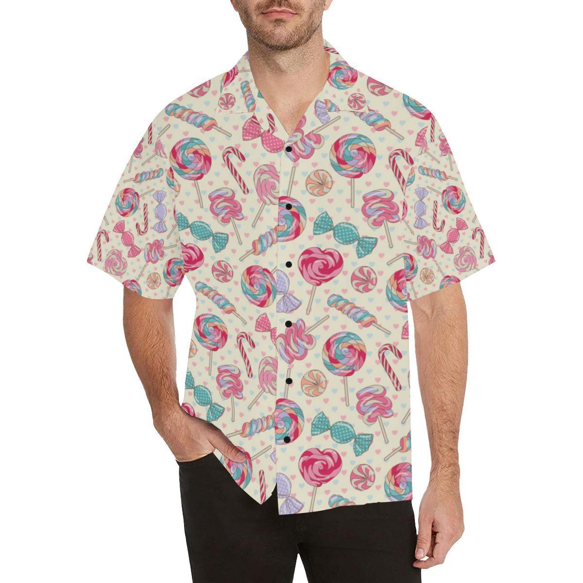 Candy Pattern Print Design Ca04 Hawaiian Shirt