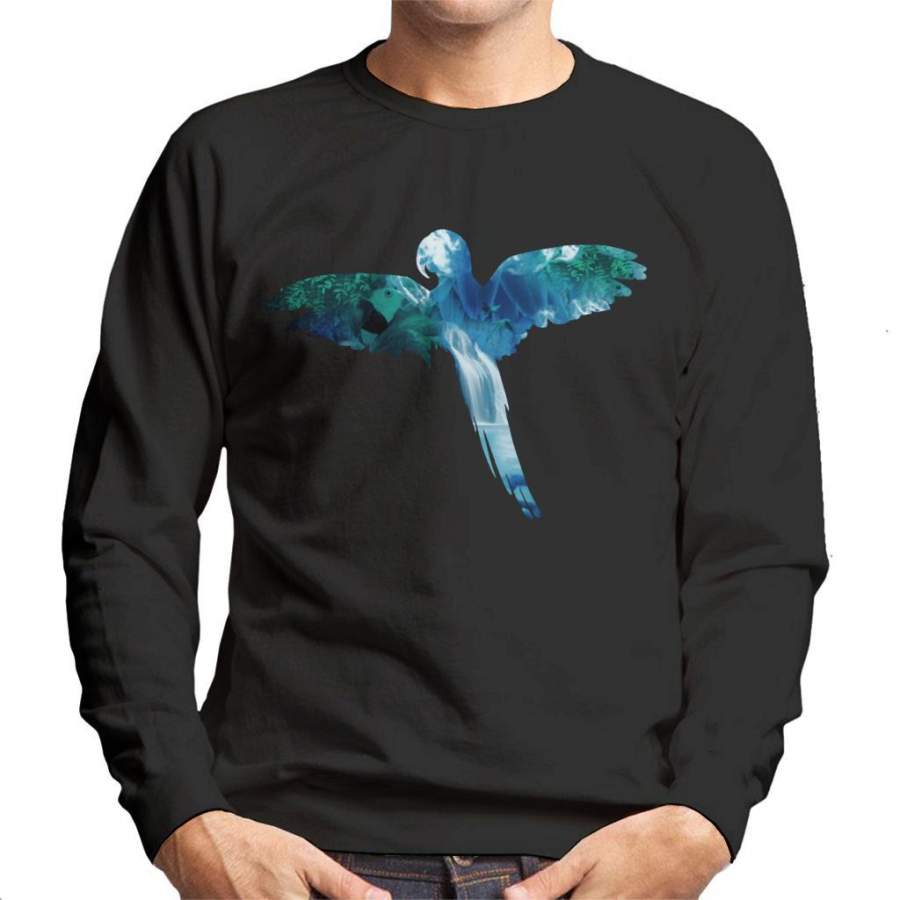 Parrot Montage Men’s Sweatshirt