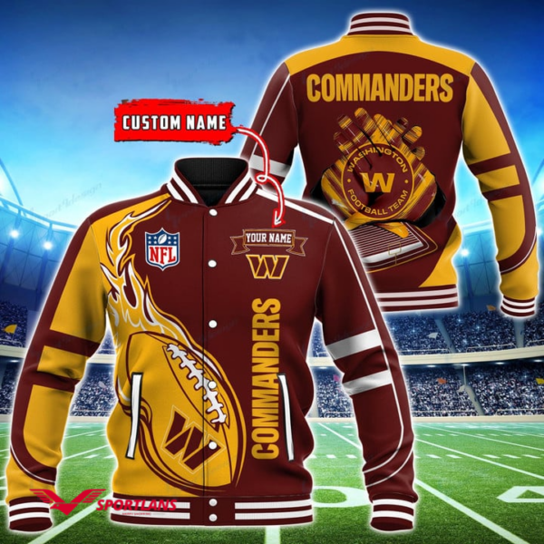 Washington Commanders Nfl Baseball Jacket Gifts For Christmas Dtbjk1211132