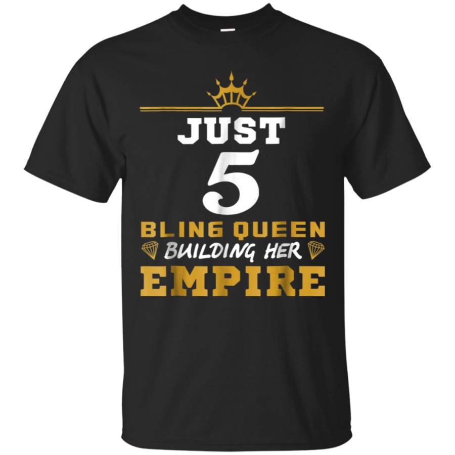 AGR Awesome 5 Bling Queen Building Paparazzi Cool TShirt