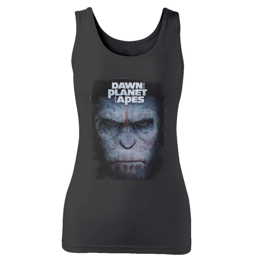 Dawn Of The Planet Of The Apes Face Woman’s Tank Top