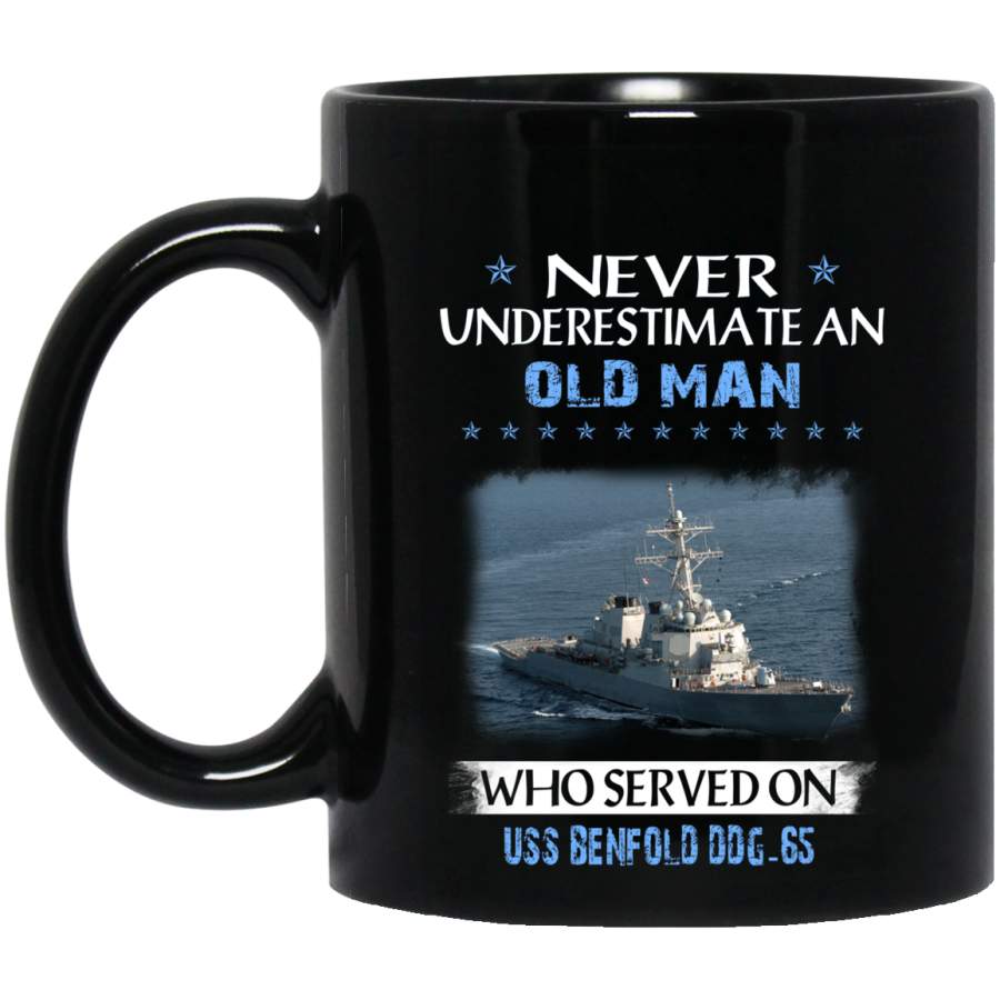 USS Benfold DDG-65 Veterans Day Christmas Gift Mug