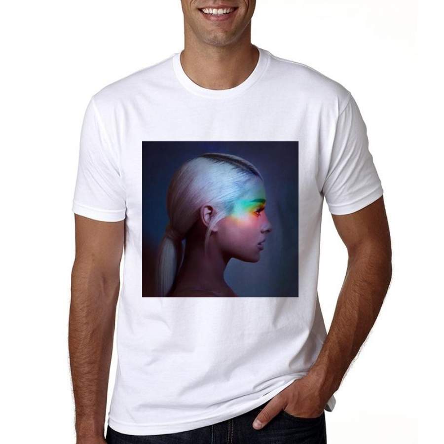 New Ariana Grande No Tears Left To Cry Print Short Sleeve T-Shirt for Men