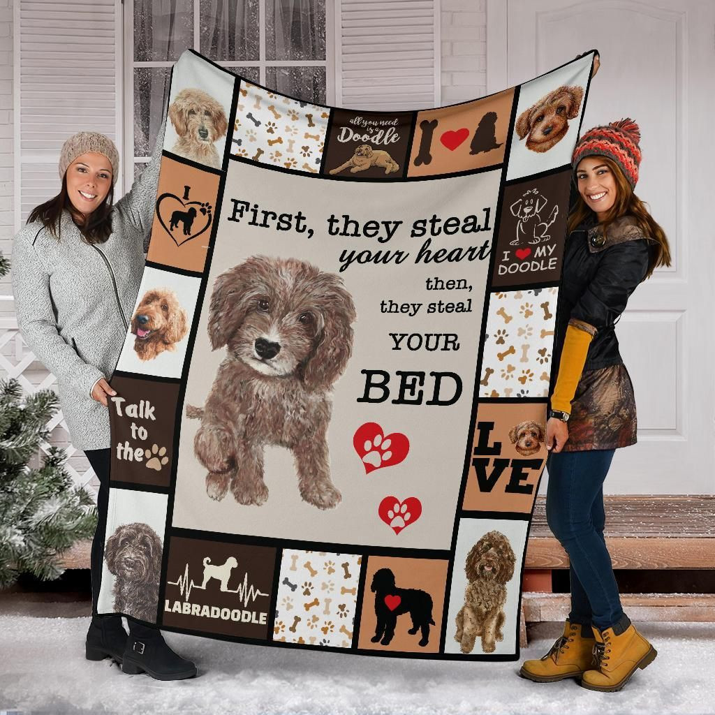 Labradoodle Blanket – Bl16423, Christmas Gift, Dog Lover Blanket
