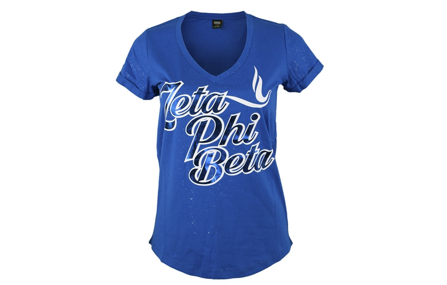 Zeta Phi Beta Glitter Tee