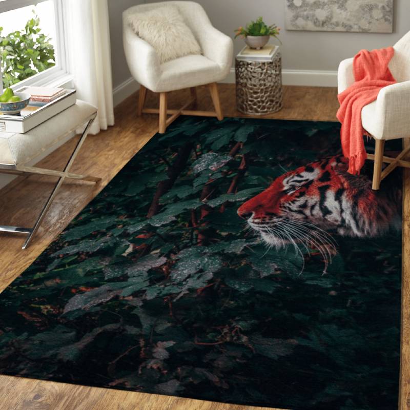 Tiger in nature – Animals Area Rug Carpet