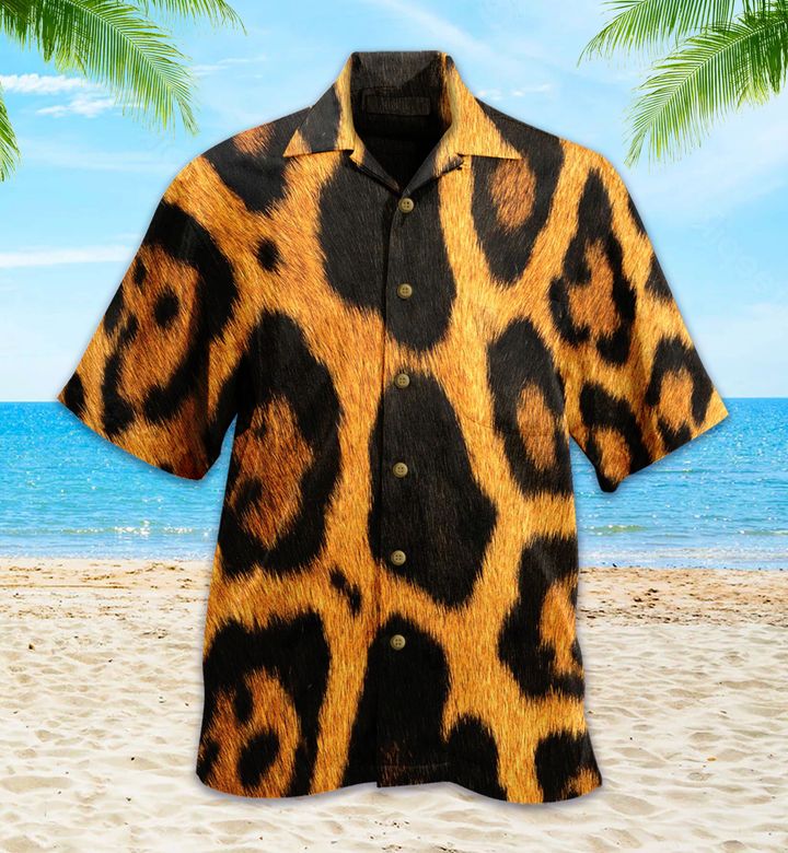 Tiger Orange Hawaii Shirt Ha8319