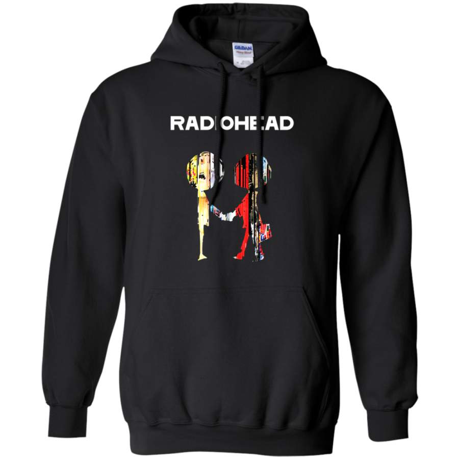 AGR Radiohead logo Gildan Pullover Hoodie