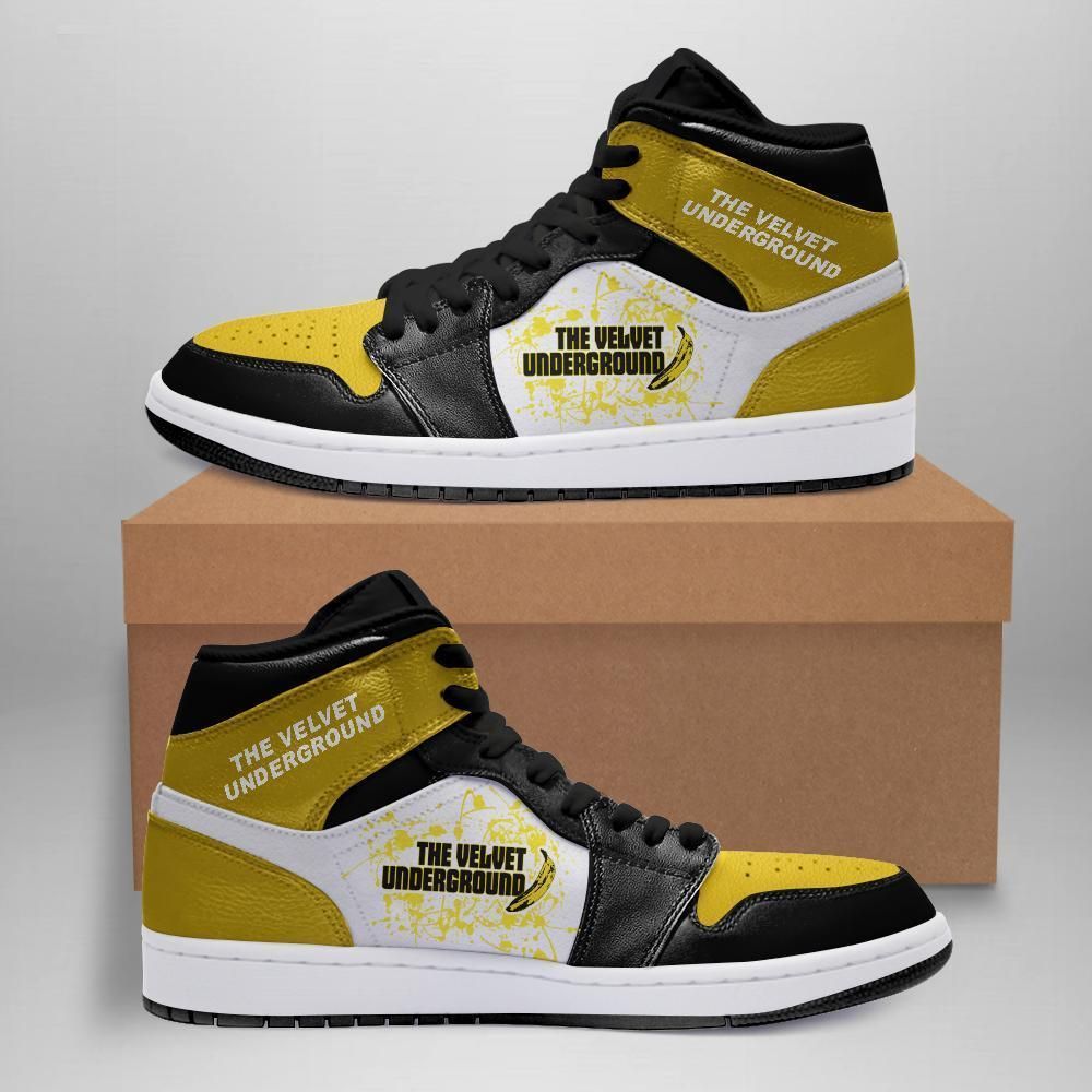 The Velvet Underground Rock Band Air Jordan Sneakers Team Custom Design Shoes Sport Eachstep Gift For Fans