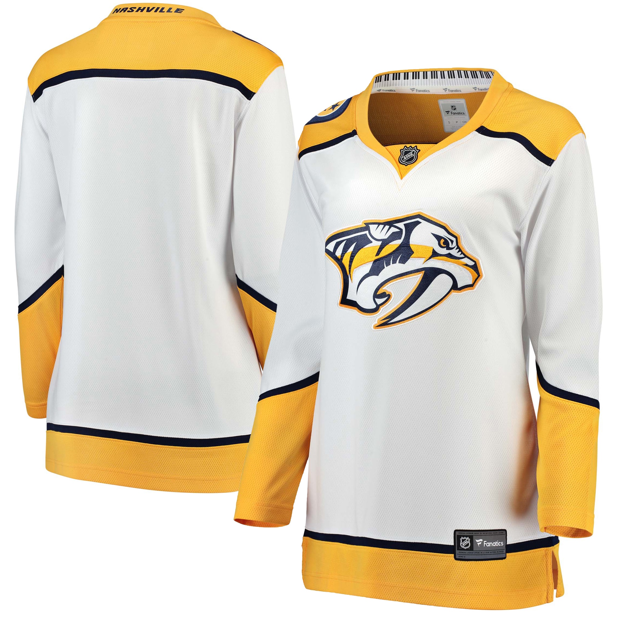 Nashville Predators Branded Women's Away Breakaway Jersey – White