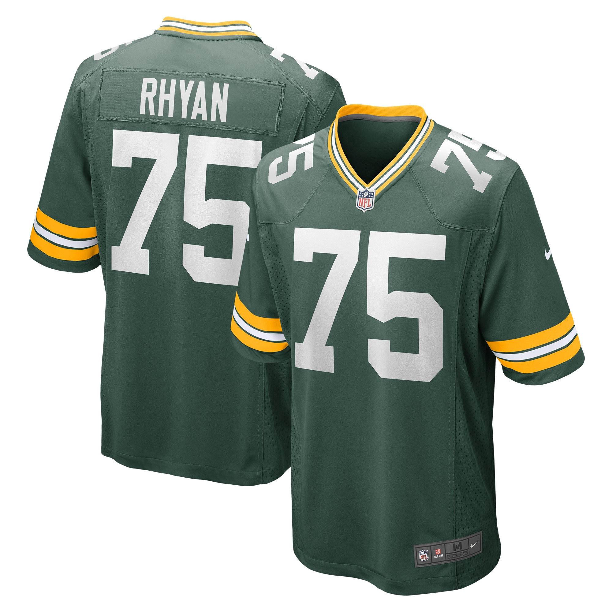 Sean Rhyan Green Bay Packers Game Player Jersey – Green