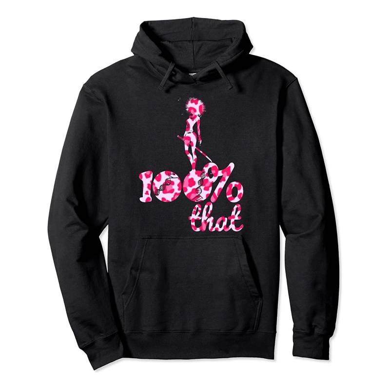 100% That Leopard Pink Sickle Cell Warrior Pullover Hoodie, T-Shirt, Sweatshirt