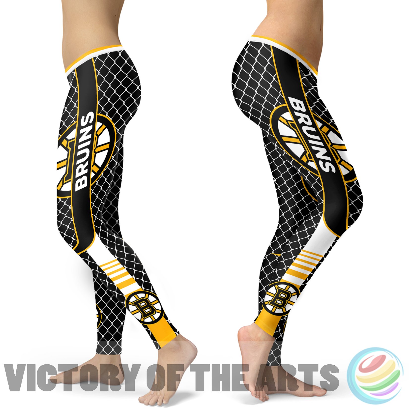 Amazing Line Circle Stylish Fashion Boston Bruins Leggings