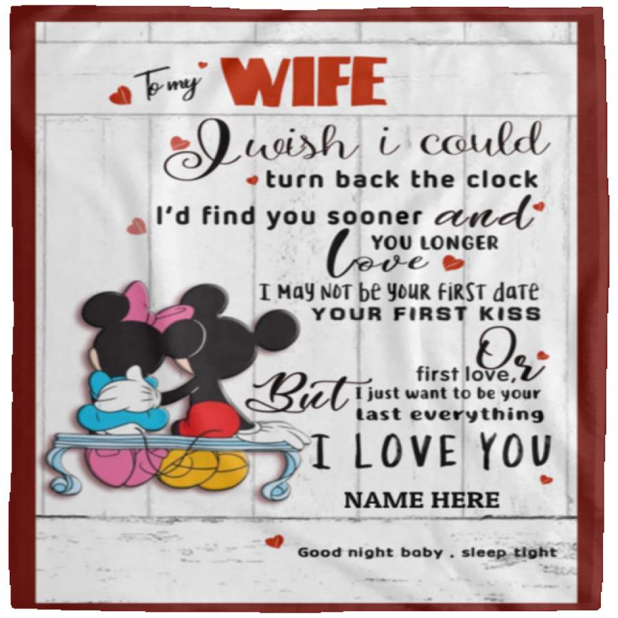 To My Wife – MIC Customized Blanket