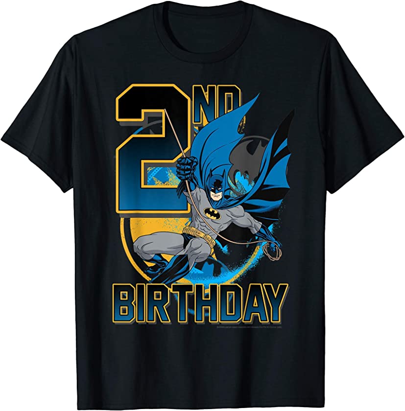 Batman 2nd Birthday Action Shot T-Shirt