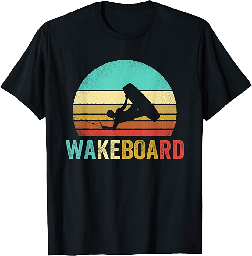 Vintage Wakeboard Shirt Sunset