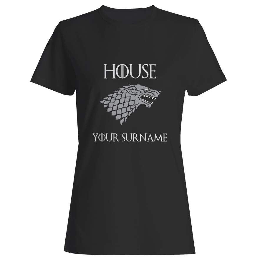 House Custom Surname Woman’s T-Shirt