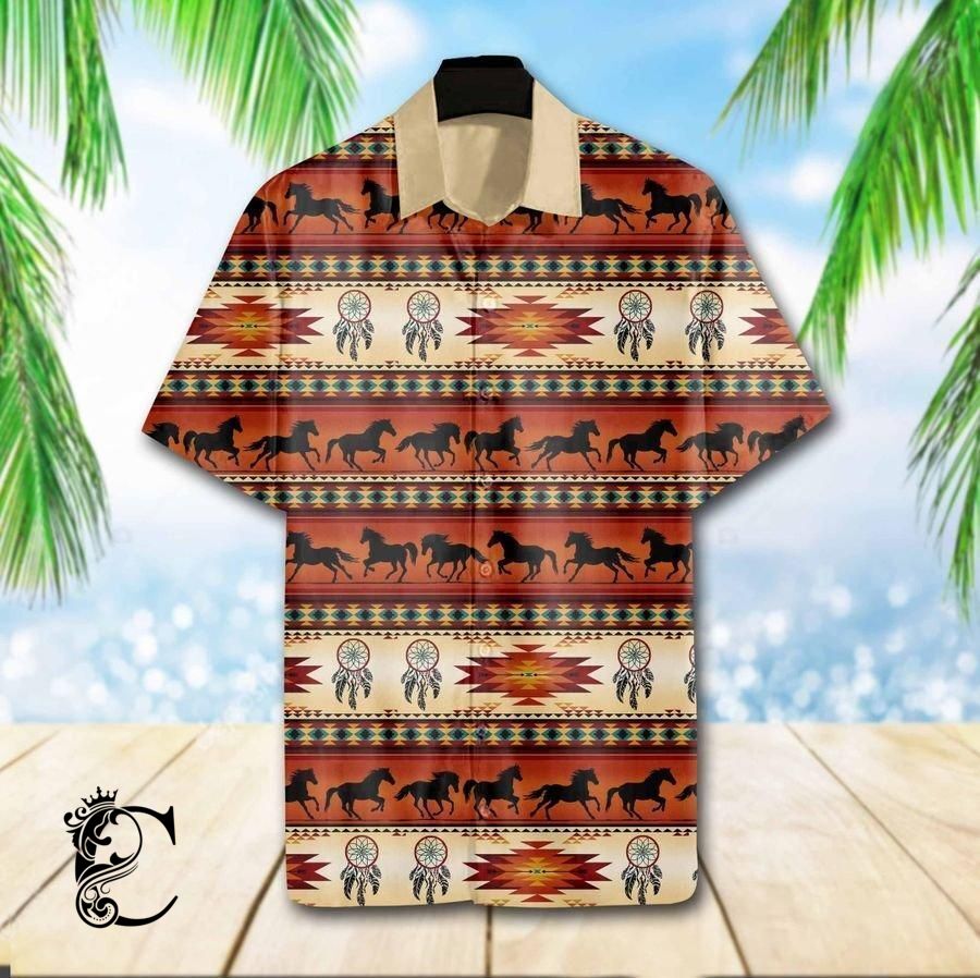 Beach Shirt Find Native Horse Hawaiian Shirt- Chillicothemall