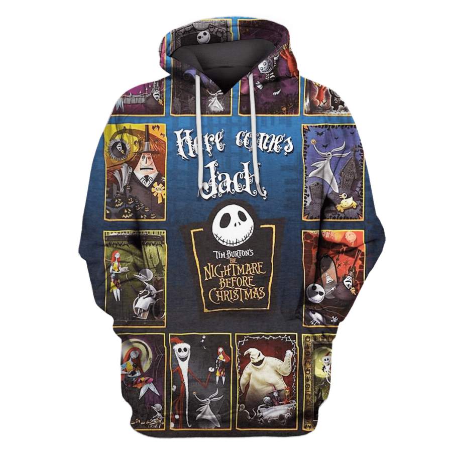 Tim Burton’s The Nightmare Before Christmas Hoodies – Tshirt Apparel