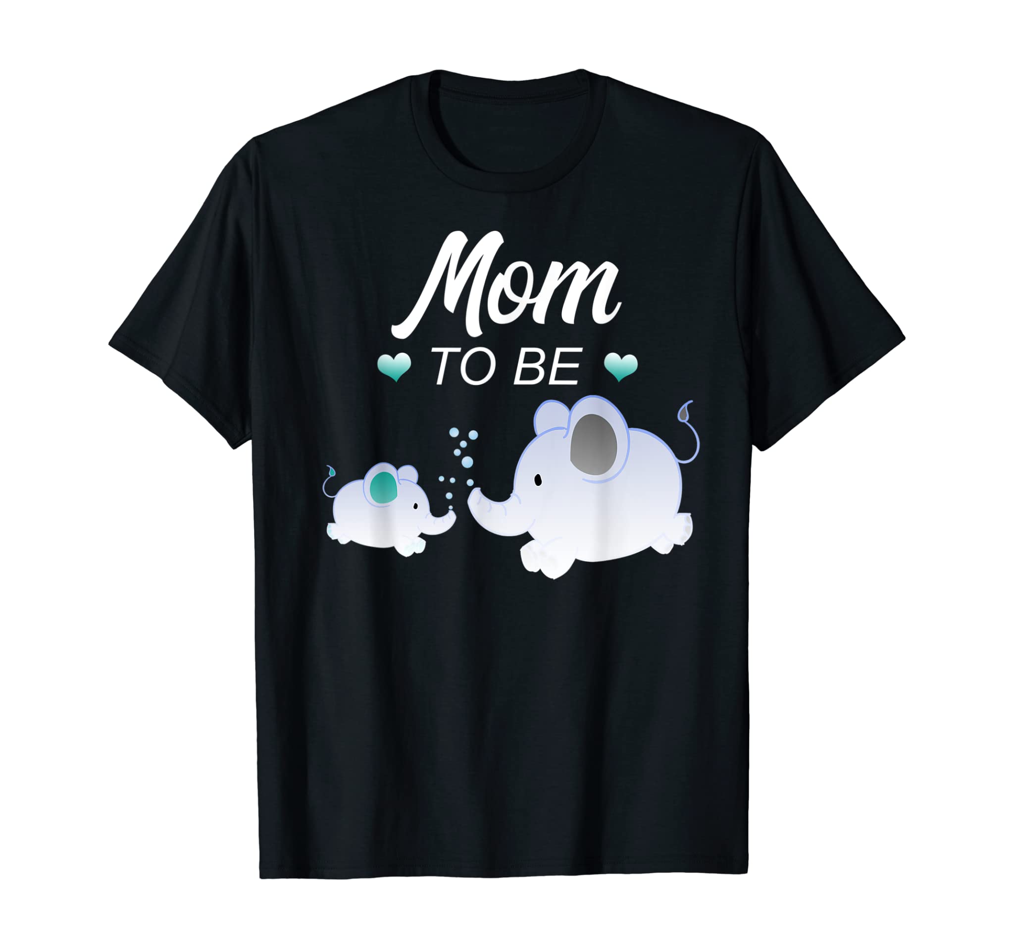 Mom To Be Elephant Baby Shower For Boy T-Shirt