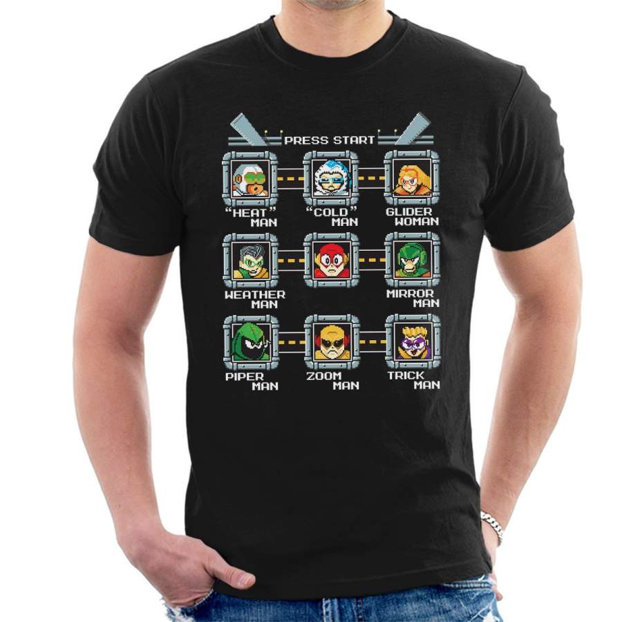 Rogue Masters Mega Man Men’s T-Shirt