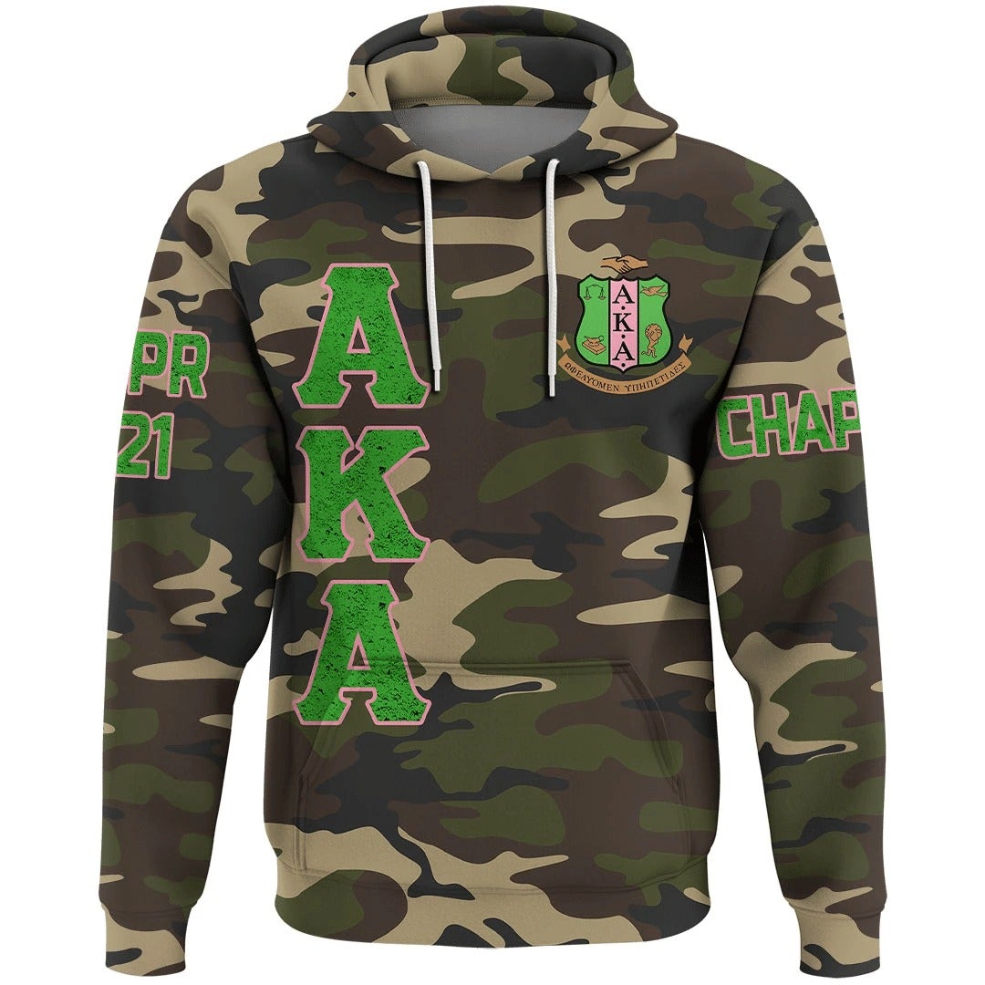 Alpha Kappa Alpha Camouflage Hoodie