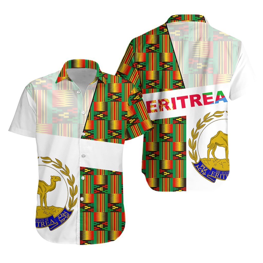 Eritrea Hawaiian Shirt Kente Pattern Lt13