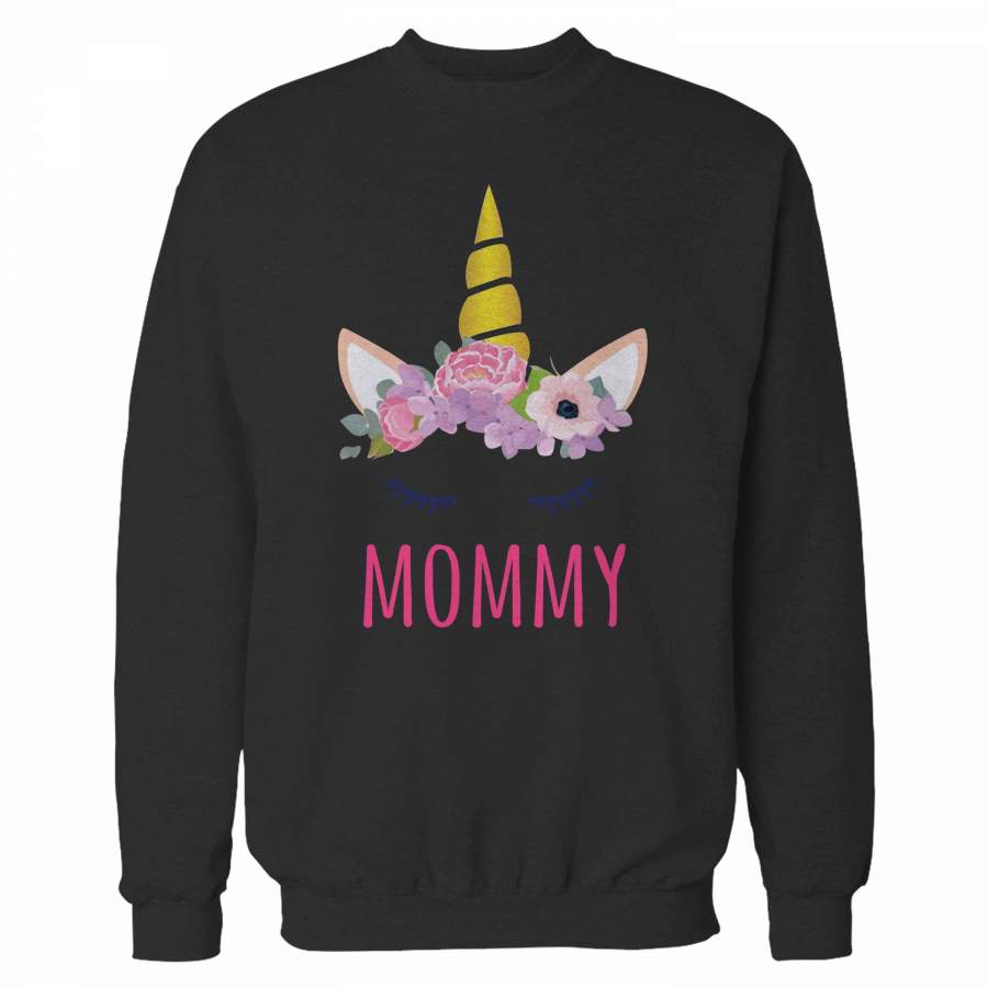 Unicorn Mom Cute Funny Unicorn Sweatshirt