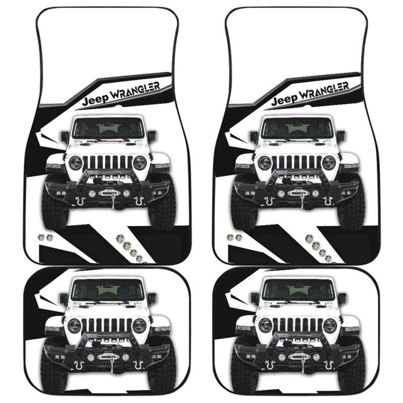 Jeep Car Mats – Car Floor Mats Car Accessories Wrangler – White Lt8