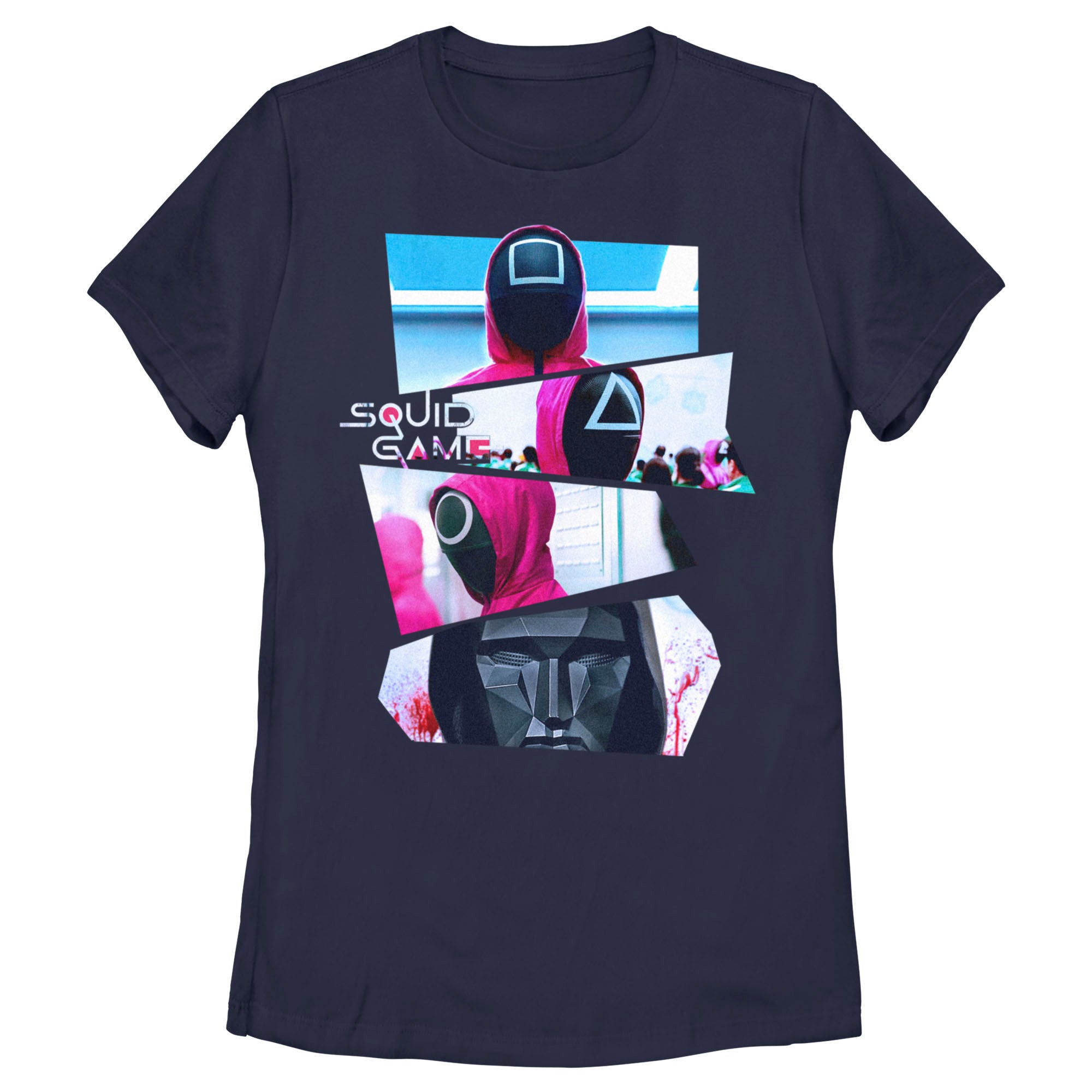 Squid Game Women’S Masked Photos  T-Shirt