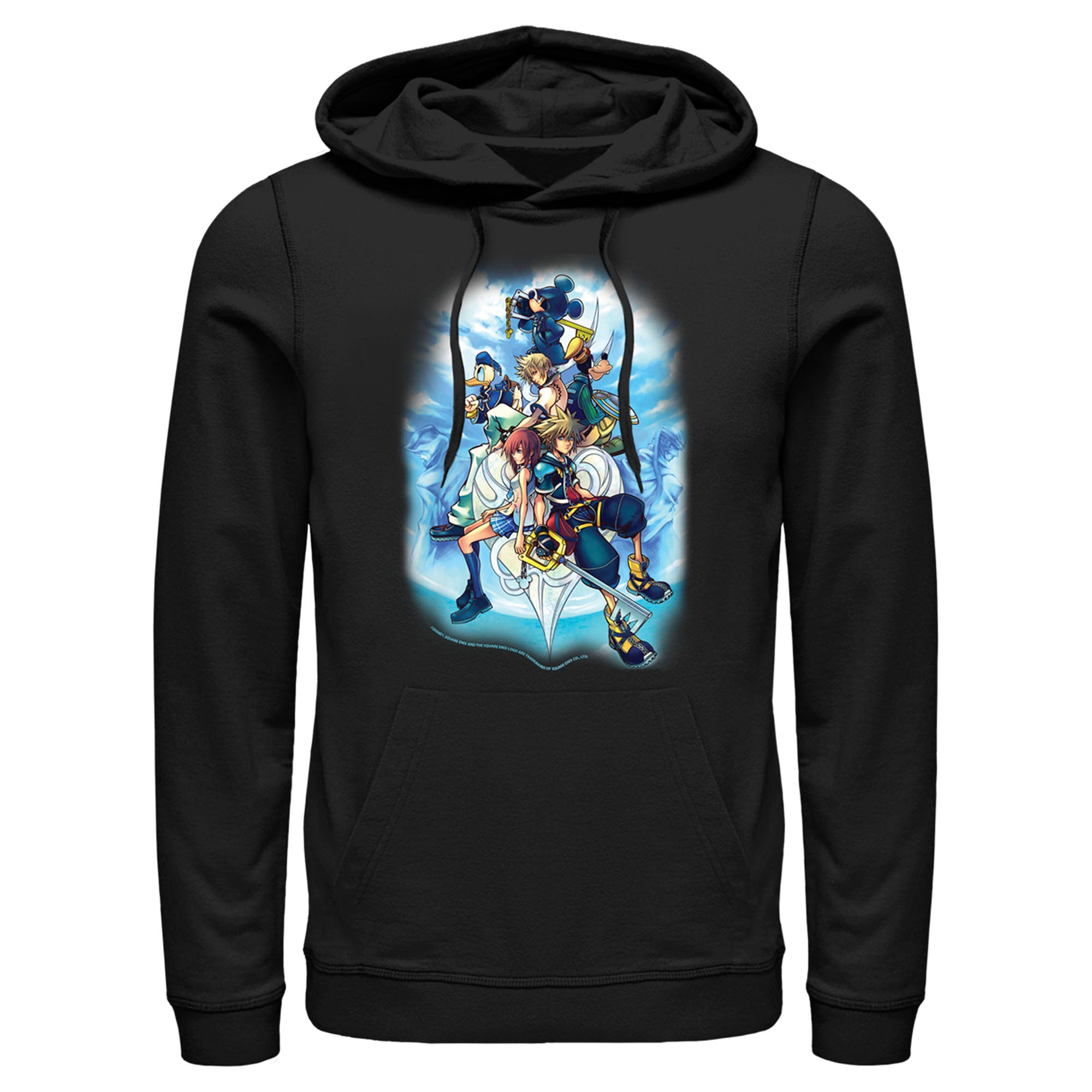 Men’S Kingdom Hearts 2 Box Art Pull Over Hoodie