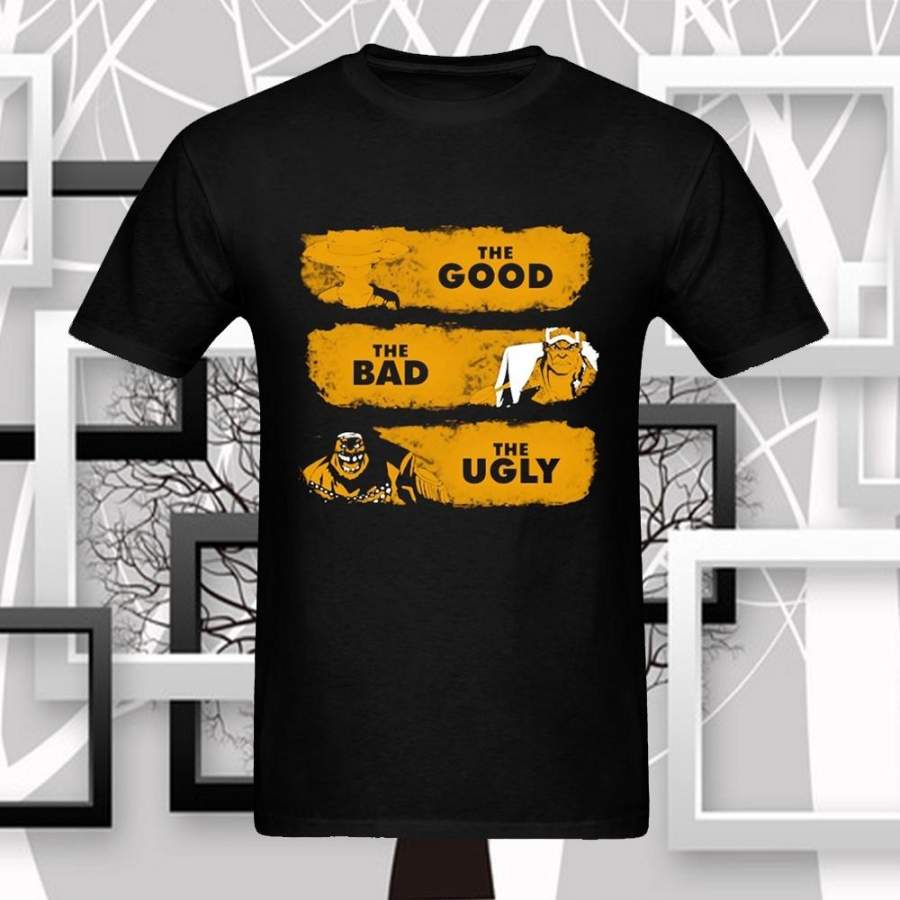 Adult Casual T-Shirt Boutique Good Bad Ugly T-Shirts With A Piece For Wholesale Man T-Shirt Design