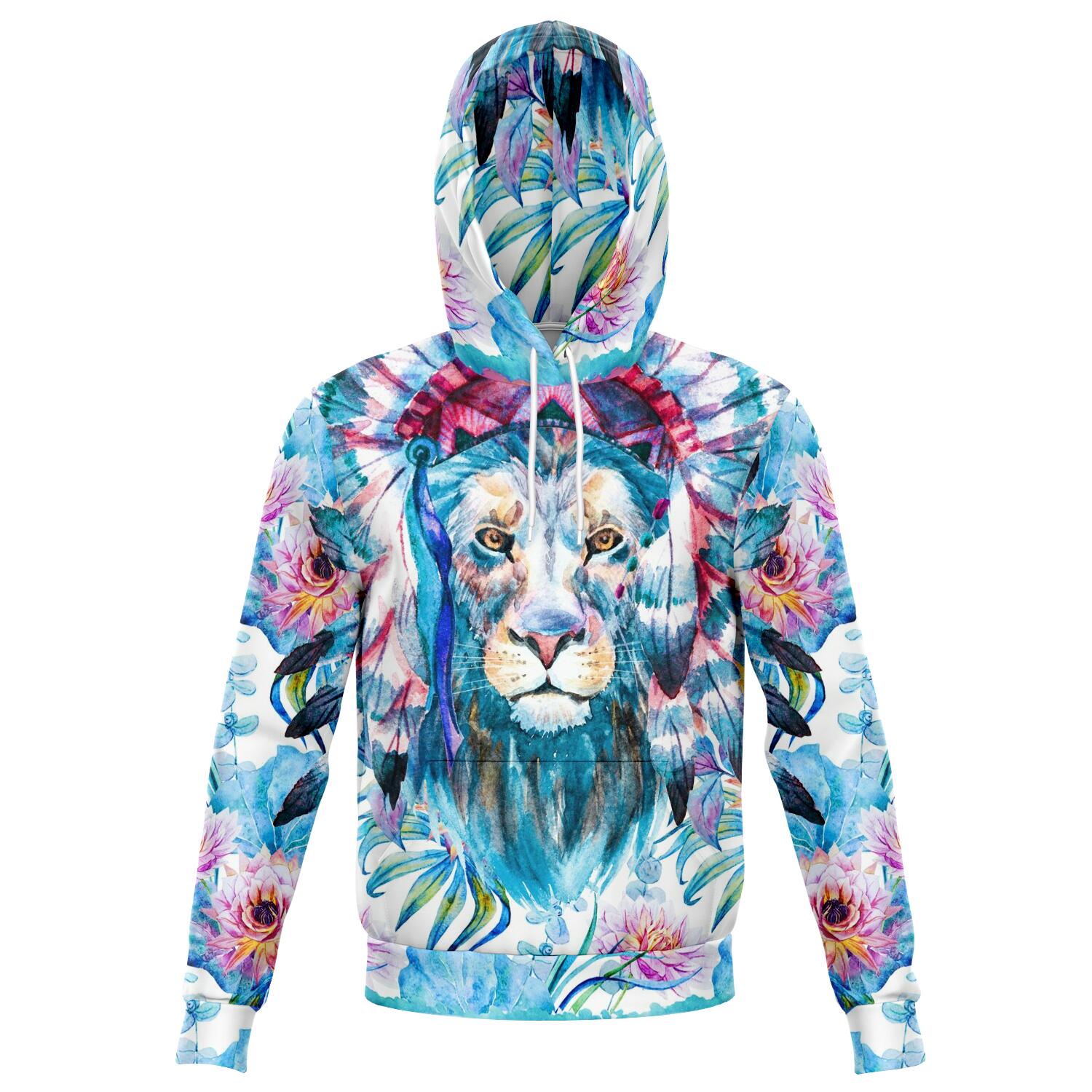 Water color Bright Lion Hoodie / Pullover