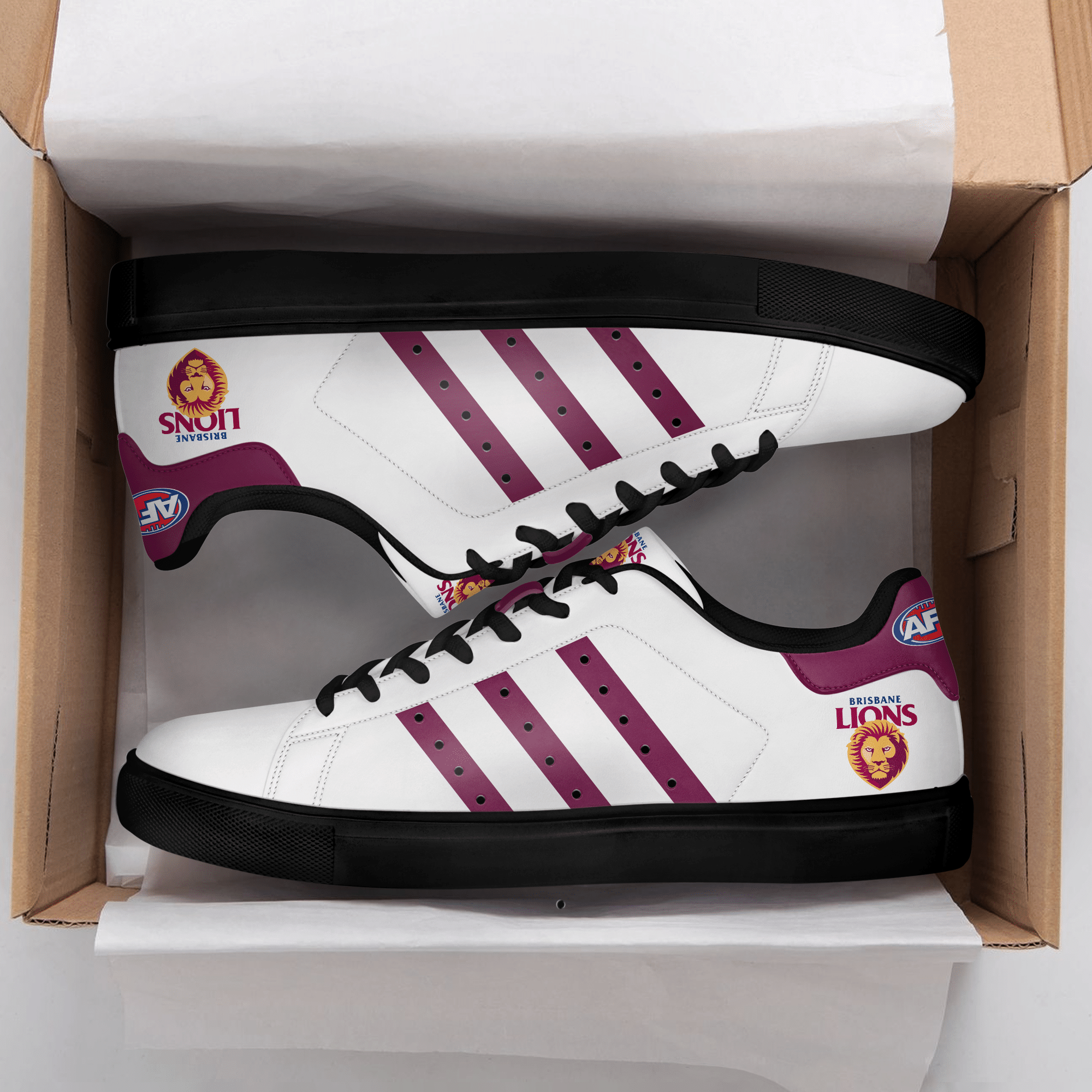 Brisbane Lions Low Top Shoes V1