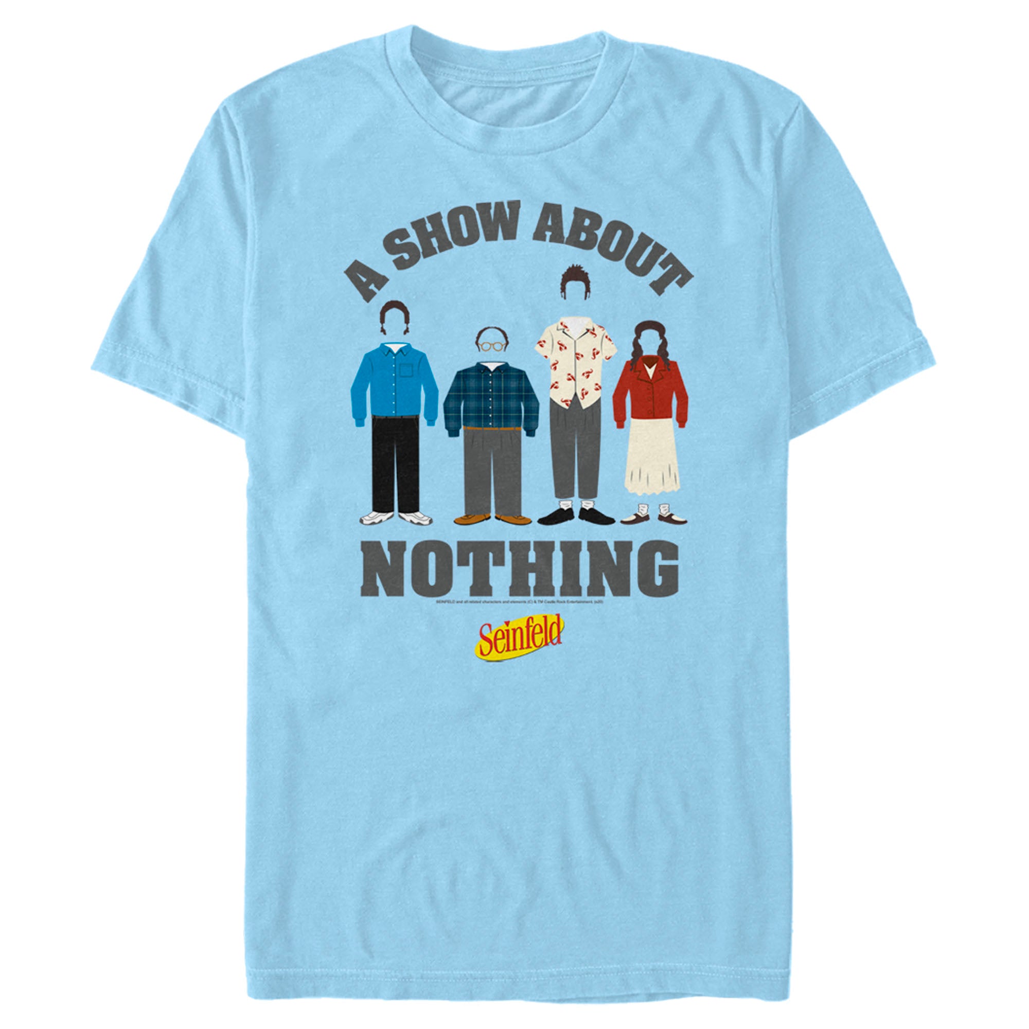 Seinfeld Men’S A Show About Nothing  T-Shirt