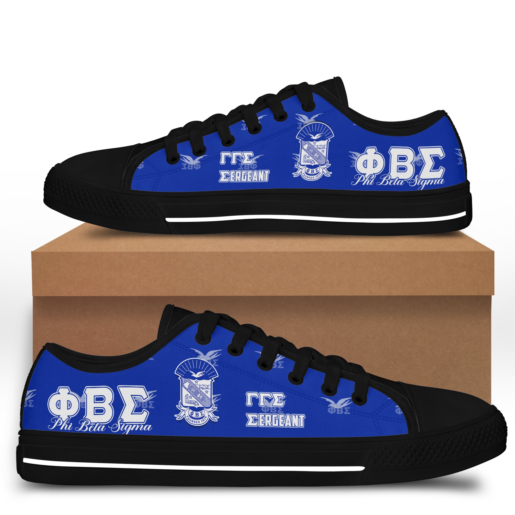 (Sergeant) Phi Beta Sigma Low Top Shoe Special Lt13