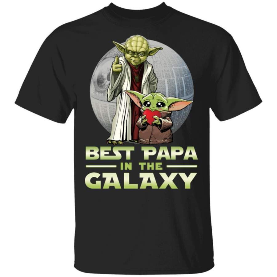 Yoda Best Papa In The Galaxy T-Shirt