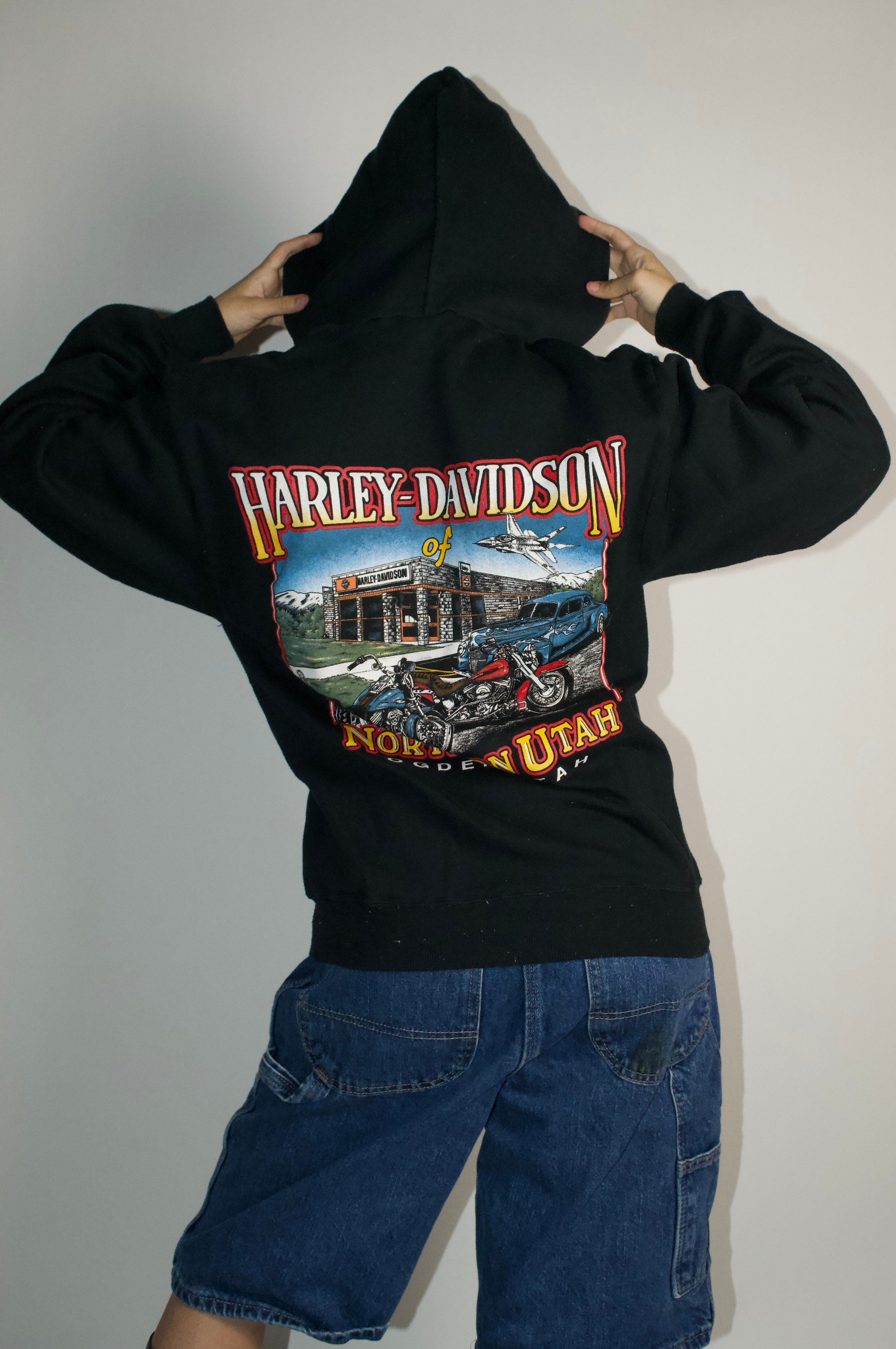 Vintage Harley Davidson Zip Up Jacket Ver 1