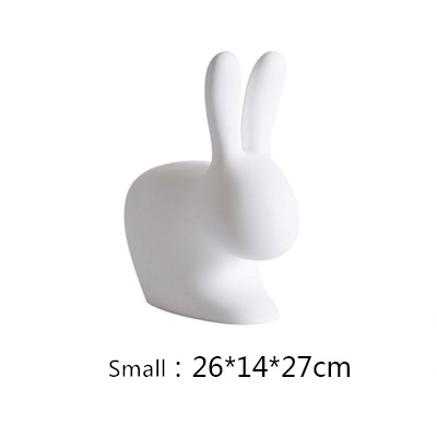 Italy Qeebo Rgb Rabbit Night Light For Living Room Bedroom Children’s Room Novelty Gift Usb Led Night Lamp Designer Rabbit Chair alx