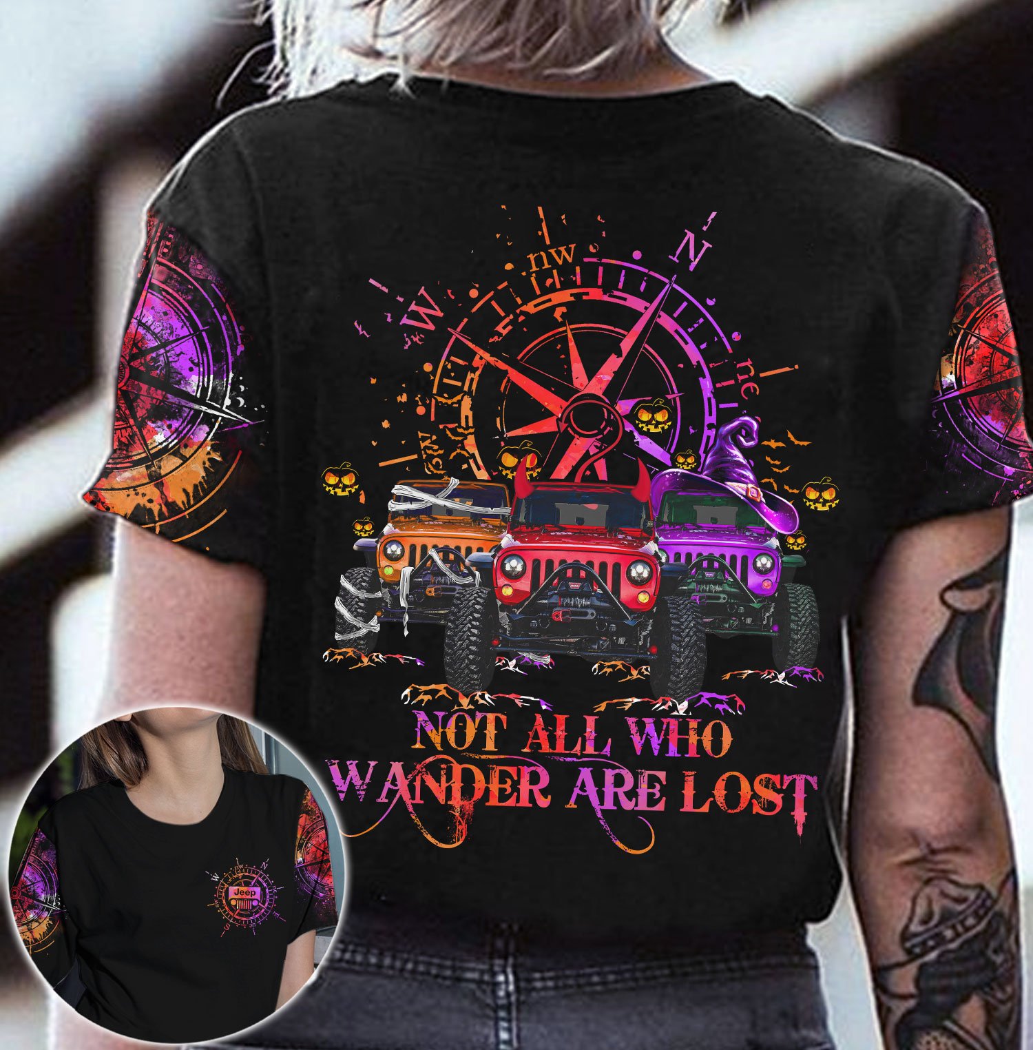 Not All Who Wander Are Lost 3 Jps Halloween All Over Print – Tlty2309211