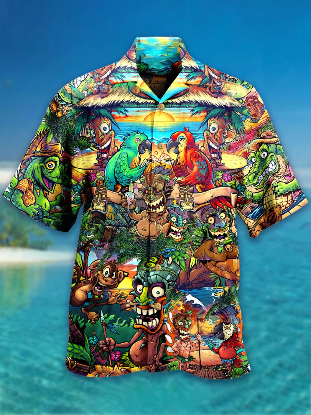 Tiki Tropical Hawaii Shirt Ha26168