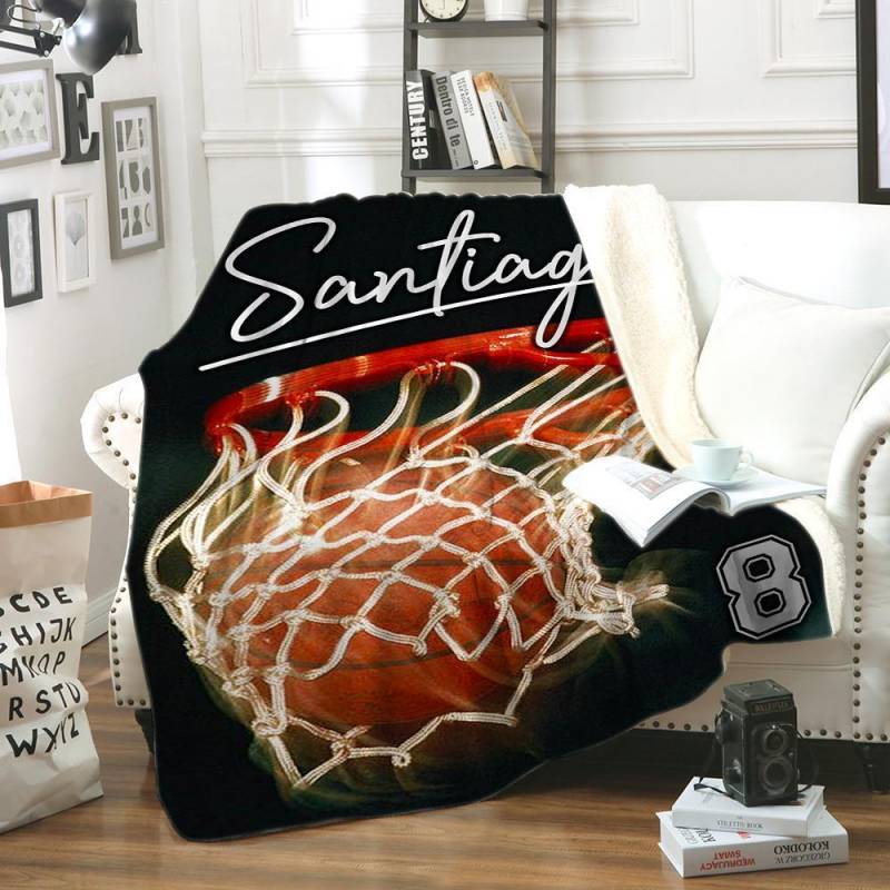 Basketball Hoop Customized Blanket