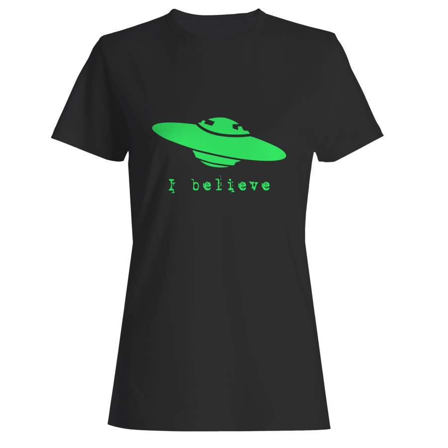 Aliens I Believe Woman’s T-Shirt