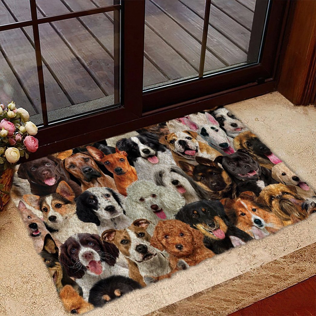 Tmarc Tee A Bunch Of Dogs02 Doormat