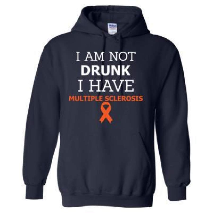 AGR I Am Not Drunk I Have Multiple Sclerosis – Heavy Blend™ Hooded Sweatshirt