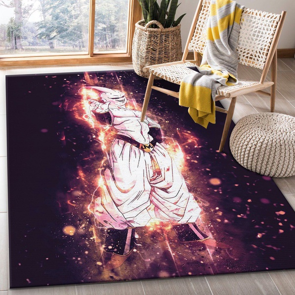 Anime Majin Buu Aura Pink Area Rug For Gift Bedroom Rug Family Gift US Decor