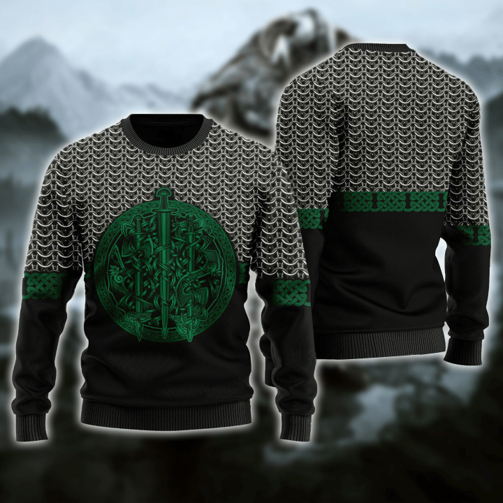 Viking Ugly Christmas Sweater | For Men & Women | Adult | Us6354