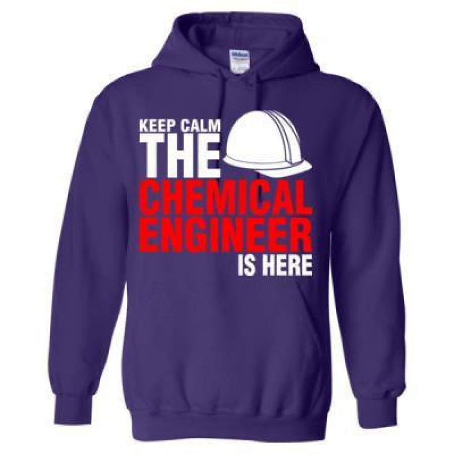 AGR Keep Calm The Chemical Engineer Is Here – Heavy Blend™ Hooded Sweatshirt